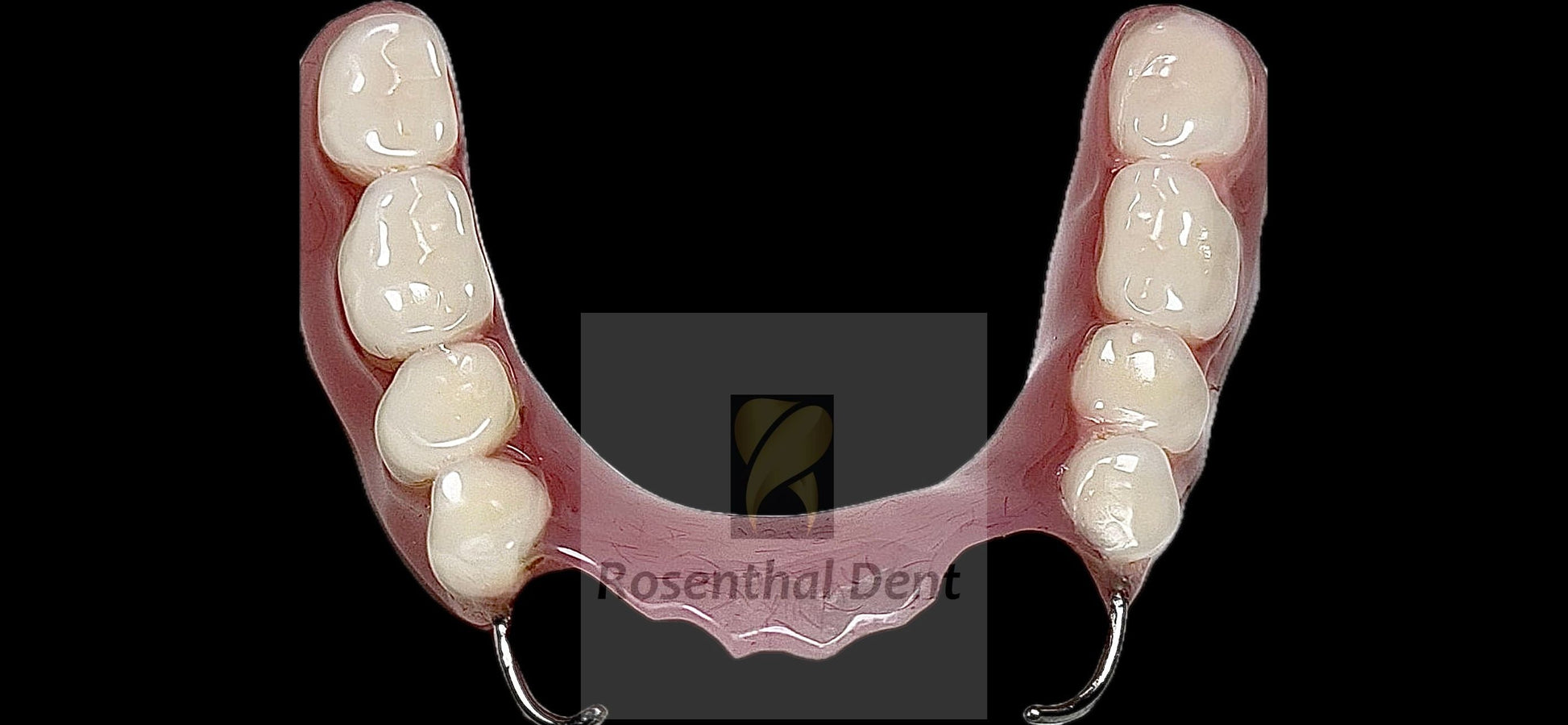 Long-lasting custom-made partial acrylic denture available online.