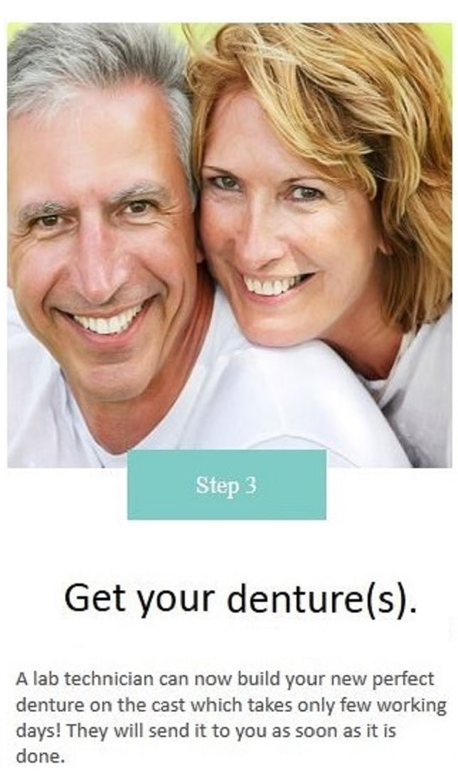 Durable and comfortable permanent custom partial acrylic denture.