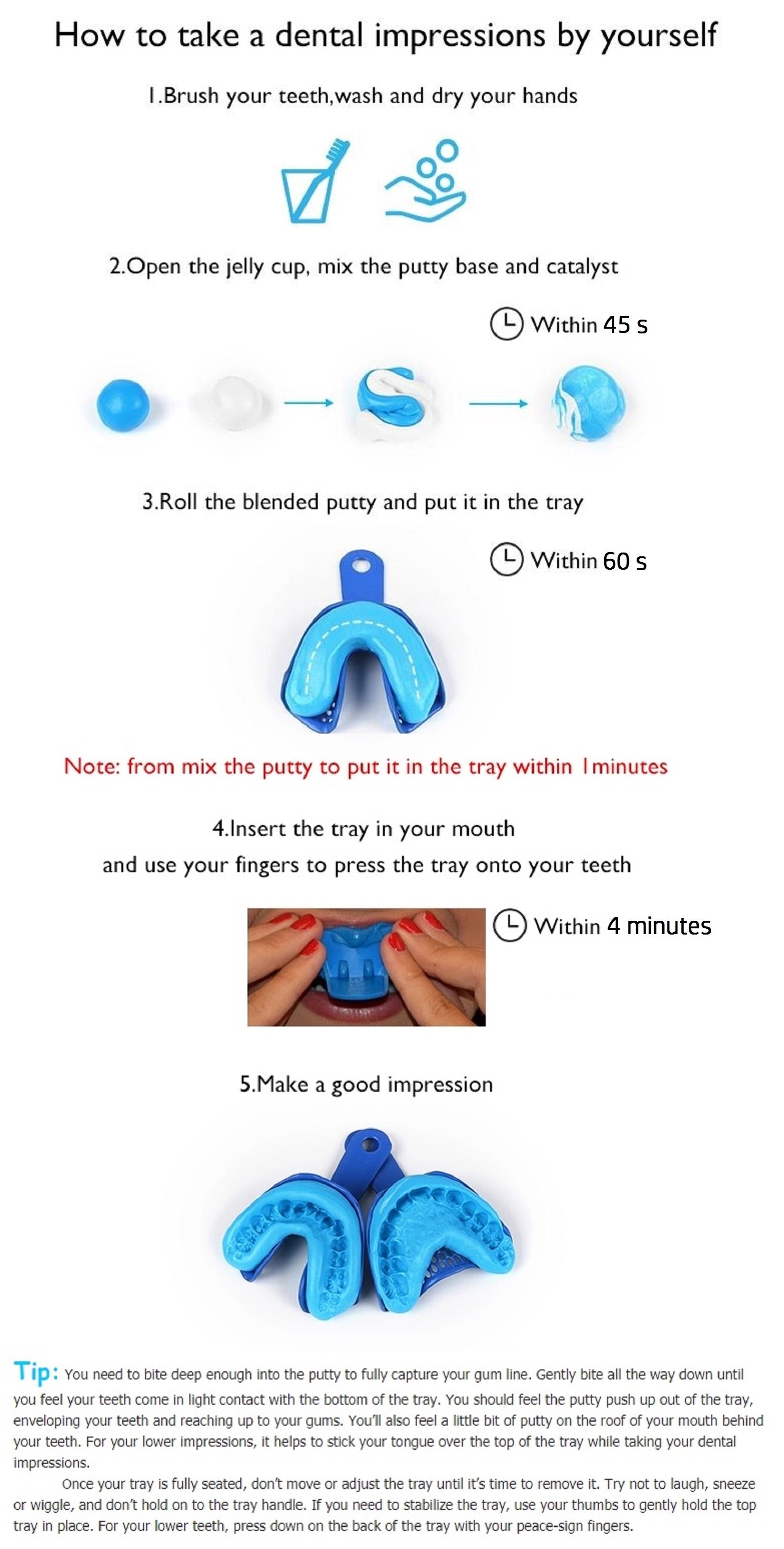 Flexible full arch ThermoPlas denture providing comfort and durability.